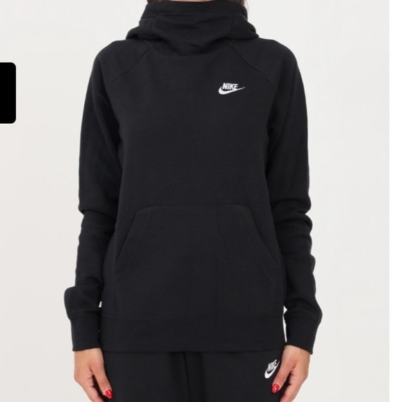 Nike cowl neck black sweatshirt Nike hoodie size XS workout causal hoodie sports - Picture 2 of 9